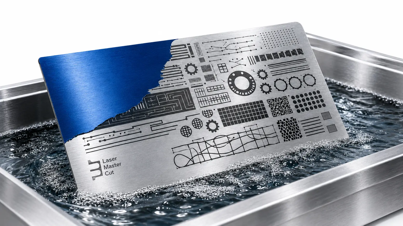 Fotocorrosão fabricado pela Laser Master Cut